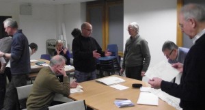 Reading the Past volunteers at Tyne & Wear Archives Jan 2014 1 cmp